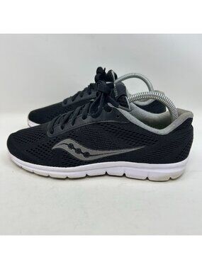 Saucony Liteform Feel Women’s Running Shoes Black Gray Size 8.5 Athletic Sneaker